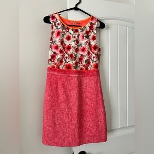 Elie Tahari Floral Pink Dress